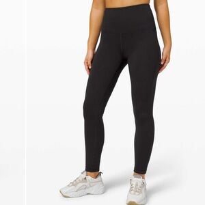 Lululemon Wunder Lounge SHR Tight in Black size 14 28” length